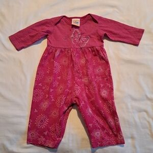 Sweet Potatoes 6 months pink romper